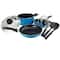 Gibson Home® Palmer 8-Piece Turquoise Cookware Set